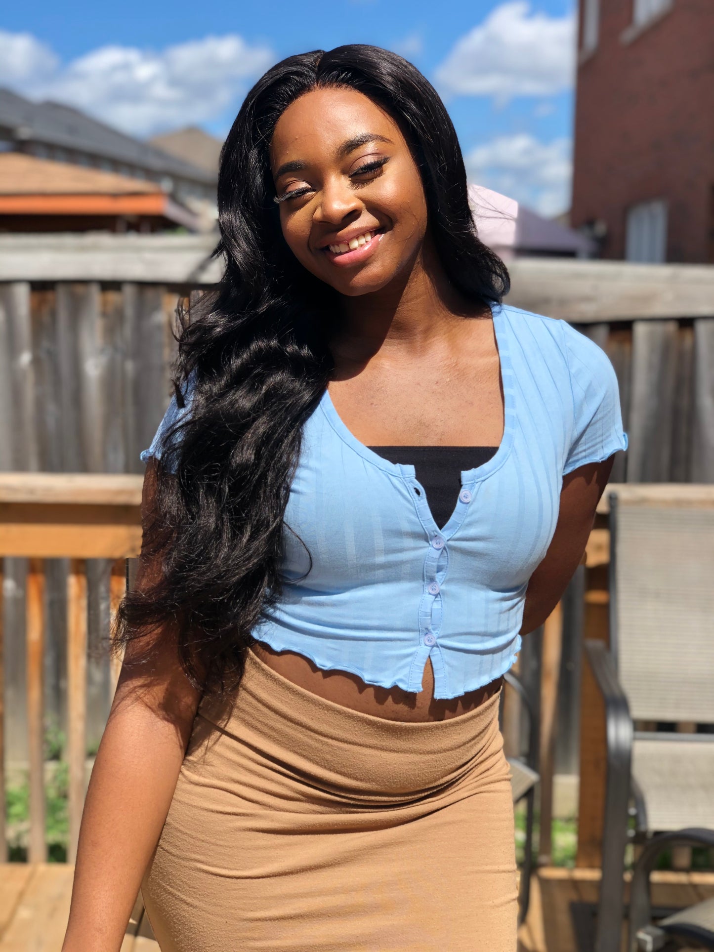 Affordable 100% Human Hair Lace Front Wig | Straight, Body Wave, Curly | 18–30 Inches | HD Lace