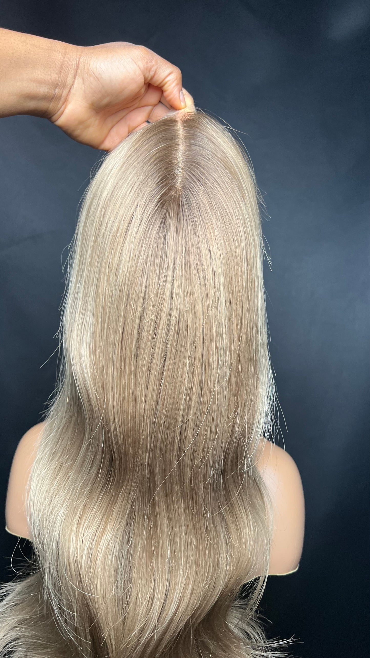 Light Brown Human Hair HD Lace Frontal Wig with Blonde Baby Highlights | HD Lace Frontal | Medical Wig, Alopecia Wigs, Breathable Wigs, Custom Bespoke wig, Short and Beginner Friendly | Winnipeg, Manitoba, Canada. | Winnipeg Wig shop. Synthetic Wig
