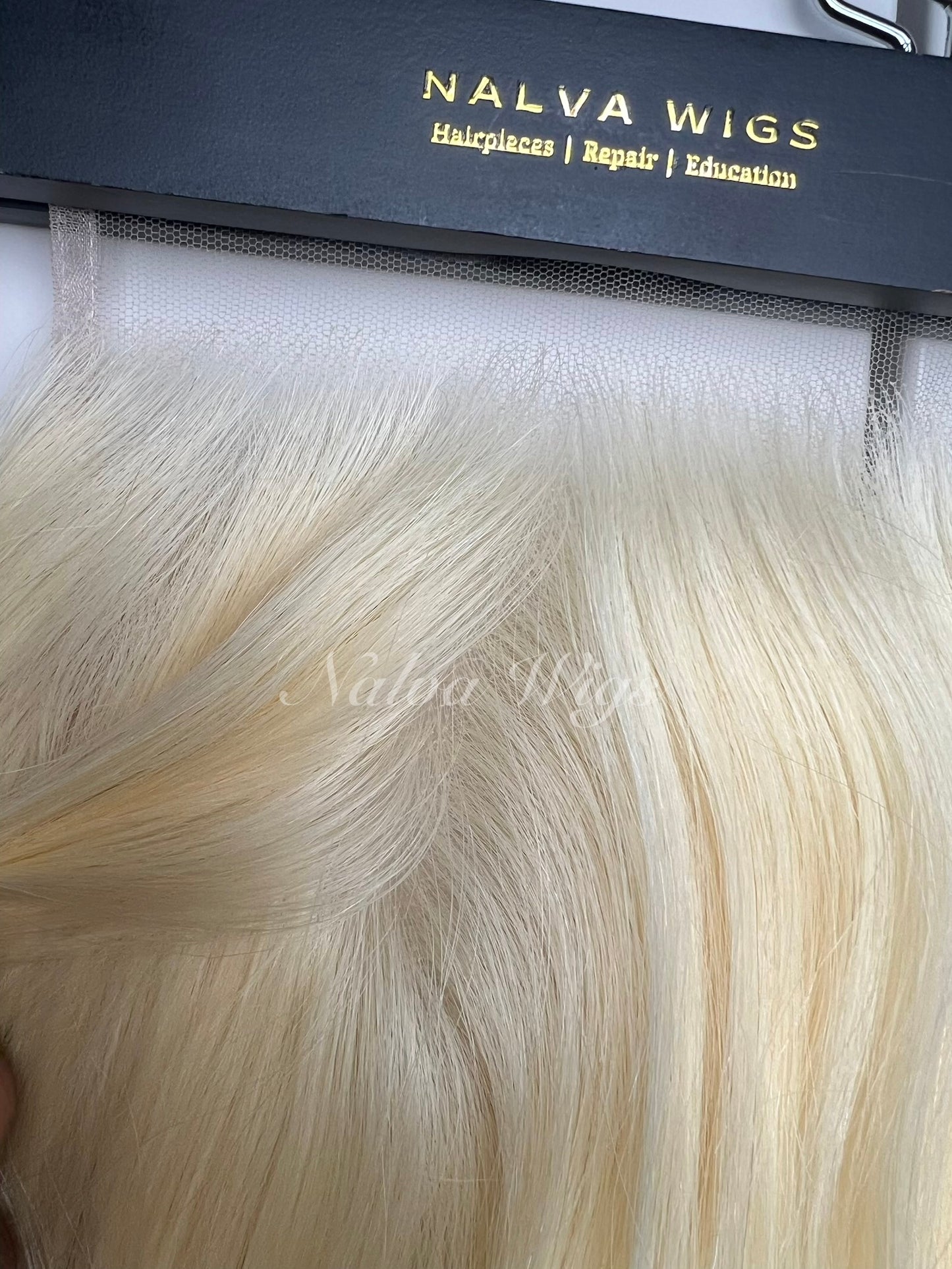 Real High Definition HD Swiss Lace 6 inch by 6 inch Blonde 613 Human Hair closure 