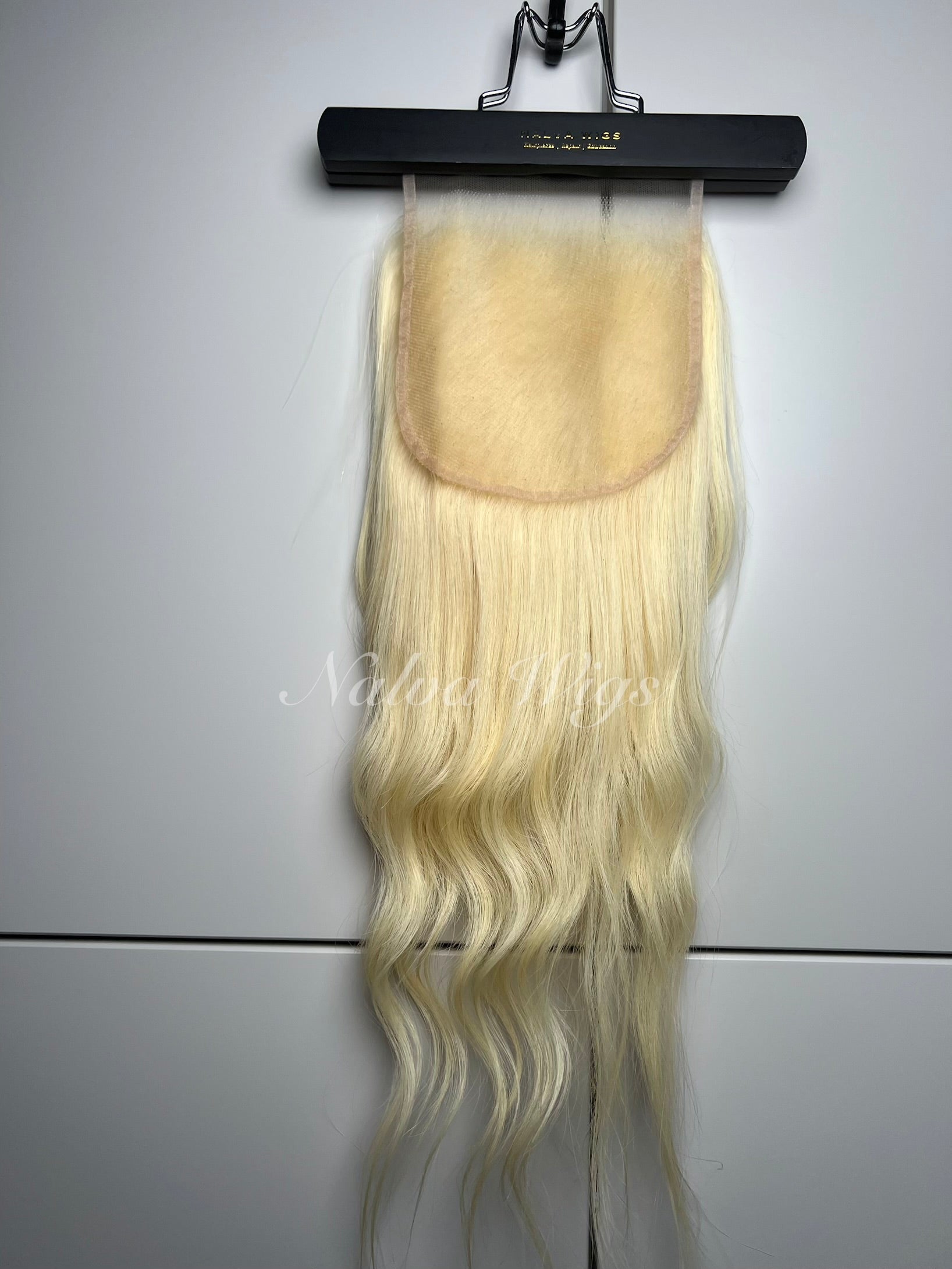 Real High Definition HD Swiss Lace 6 inch by 6 inch Blonde 613 Human Hair closure 