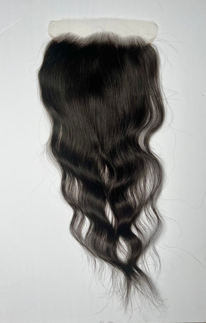 Natural 1B HD 9x6 inches Glueless Mini Frontal Lace Closure