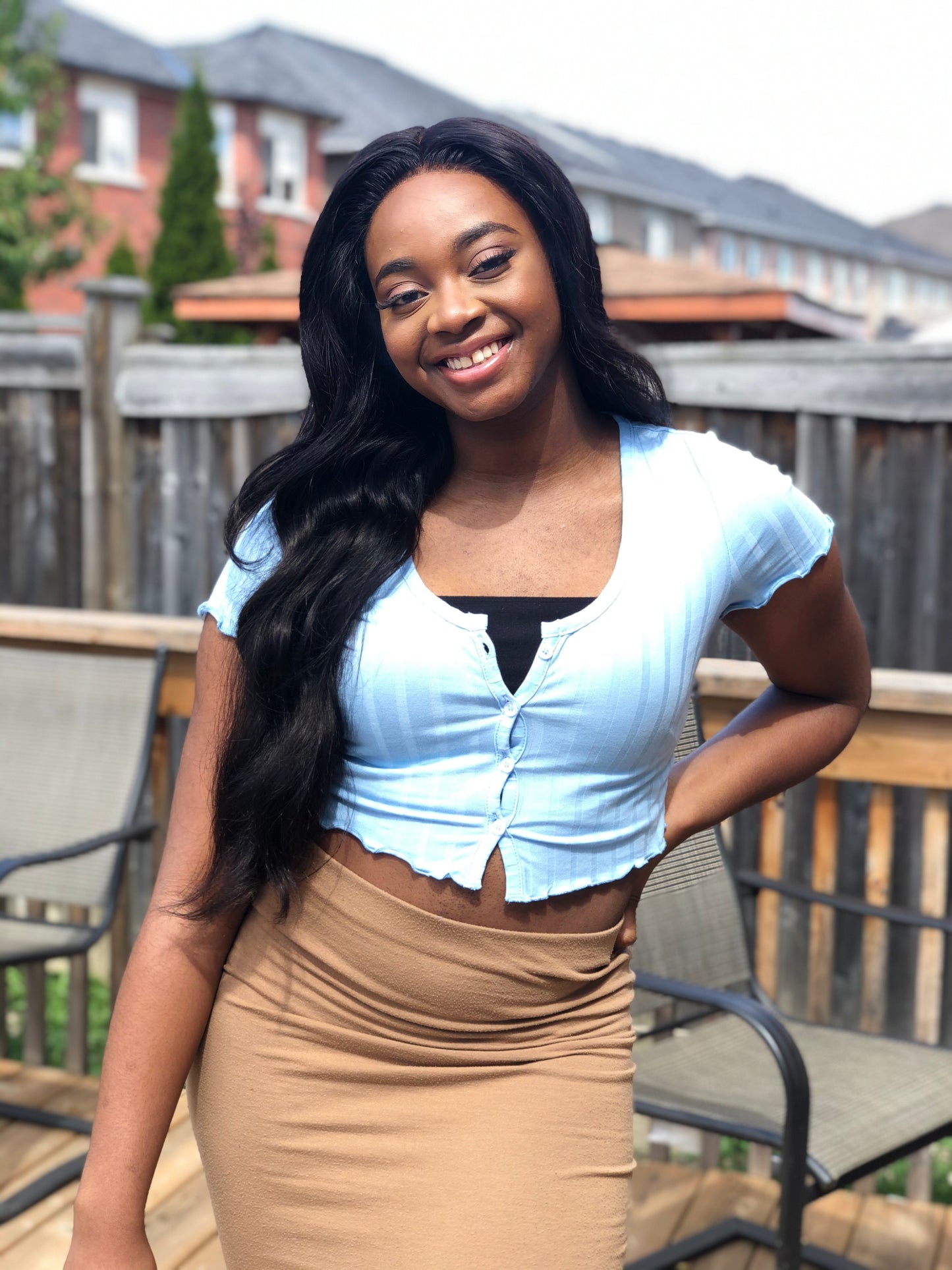 Affordable 100% Human Hair Lace Front Wig | Straight, Body Wave, Curly | 18–30 Inches | HD Lace