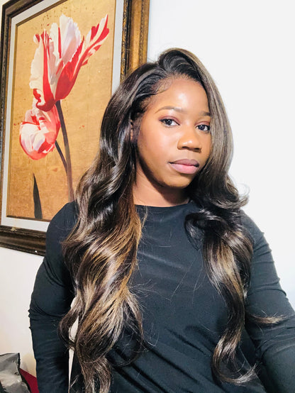 Affordable 100% Human Hair Lace Front Wig | Straight, Body Wave, Curly | 18–30 Inches | HD Lace
