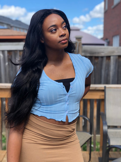 Affordable 100% Human Hair Lace Front Wig | Straight, Body Wave, Curly | 18–30 Inches | HD Lace