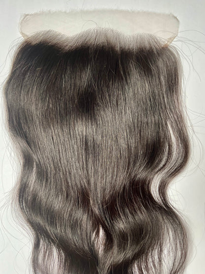 Natural 1B HD 9x6 inches Glueless Mini Frontal Lace Closure