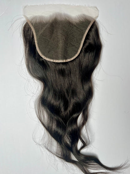 Natural 1B HD 9x6 inches Glueless Mini Frontal Lace Closure