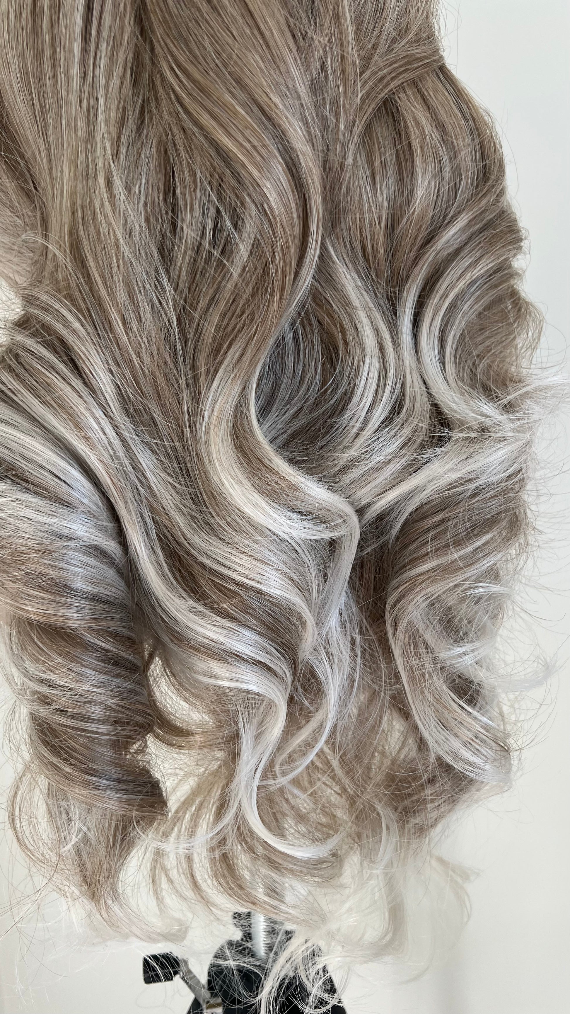 Light Brown Human Hair HD Lace Frontal Wig with Blonde Baby Highlights | HD Lace Frontal | Medical Wig, Alopecia Wigs, Breathable Wigs, Custom Bespoke wig, Short and Beginner Friendly | Winnipeg, Manitoba, Canada. | Winnipeg Wig shop. Synthetic Wig