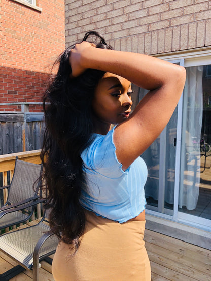 Affordable 100% Human Hair Lace Front Wig | Straight, Body Wave, Curly | 18–30 Inches | HD Lace