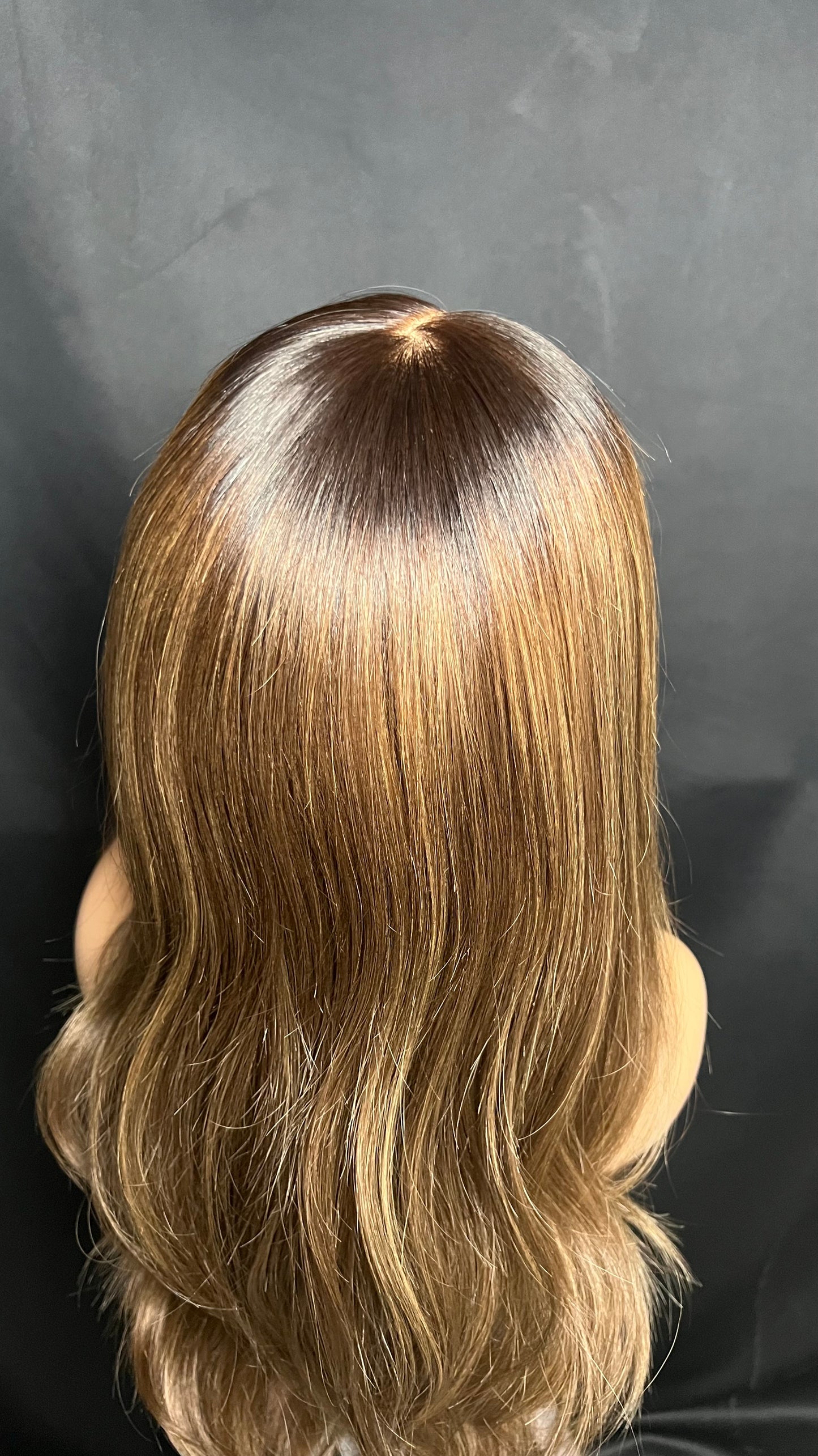 Light Brown Human Hair HD Lace Frontal Wig with Blonde Baby Highlights | HD Lace Frontal | Medical Wig, Alopecia Wigs, Breathable Wigs, Custom Bespoke wig, Short and Beginner Friendly | Winnipeg, Manitoba, Canada. | Winnipeg Wig shop. Synthetic Wig