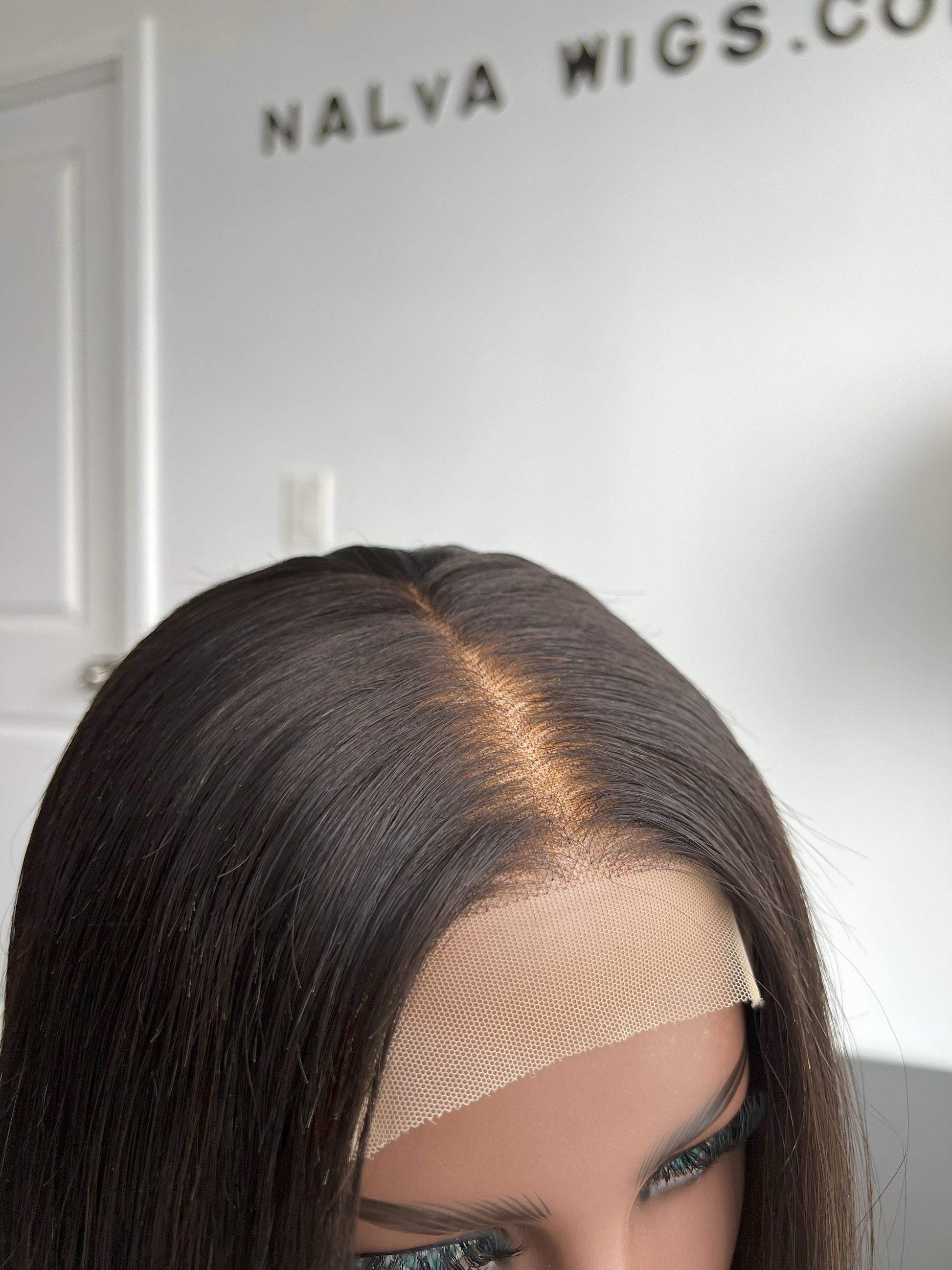 Luxury Bob Lace Front wig crafted with premium virgin human hair. Light weight and beginner friendly. Details are 12” inches, Natural Dark Brown Hair Lace Closure, 180% Density. Mississauga, Ontario