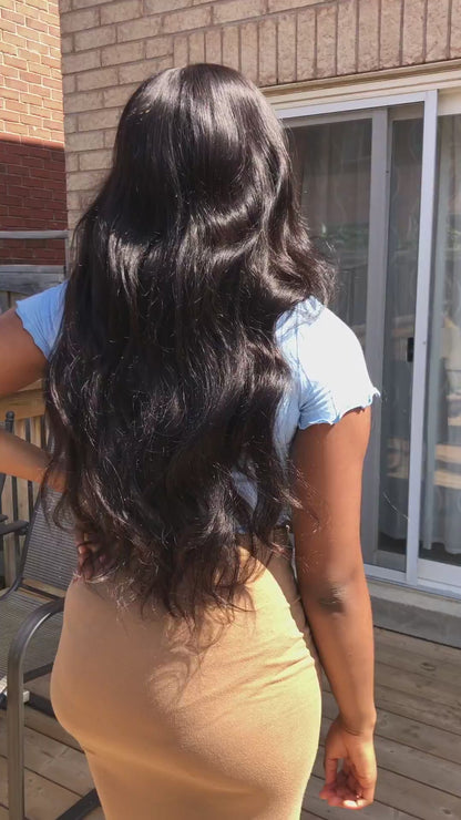 Affordable 100% Human Hair Lace Front Wig | Straight, Body Wave, Curly | 18–30 Inches | HD Lace