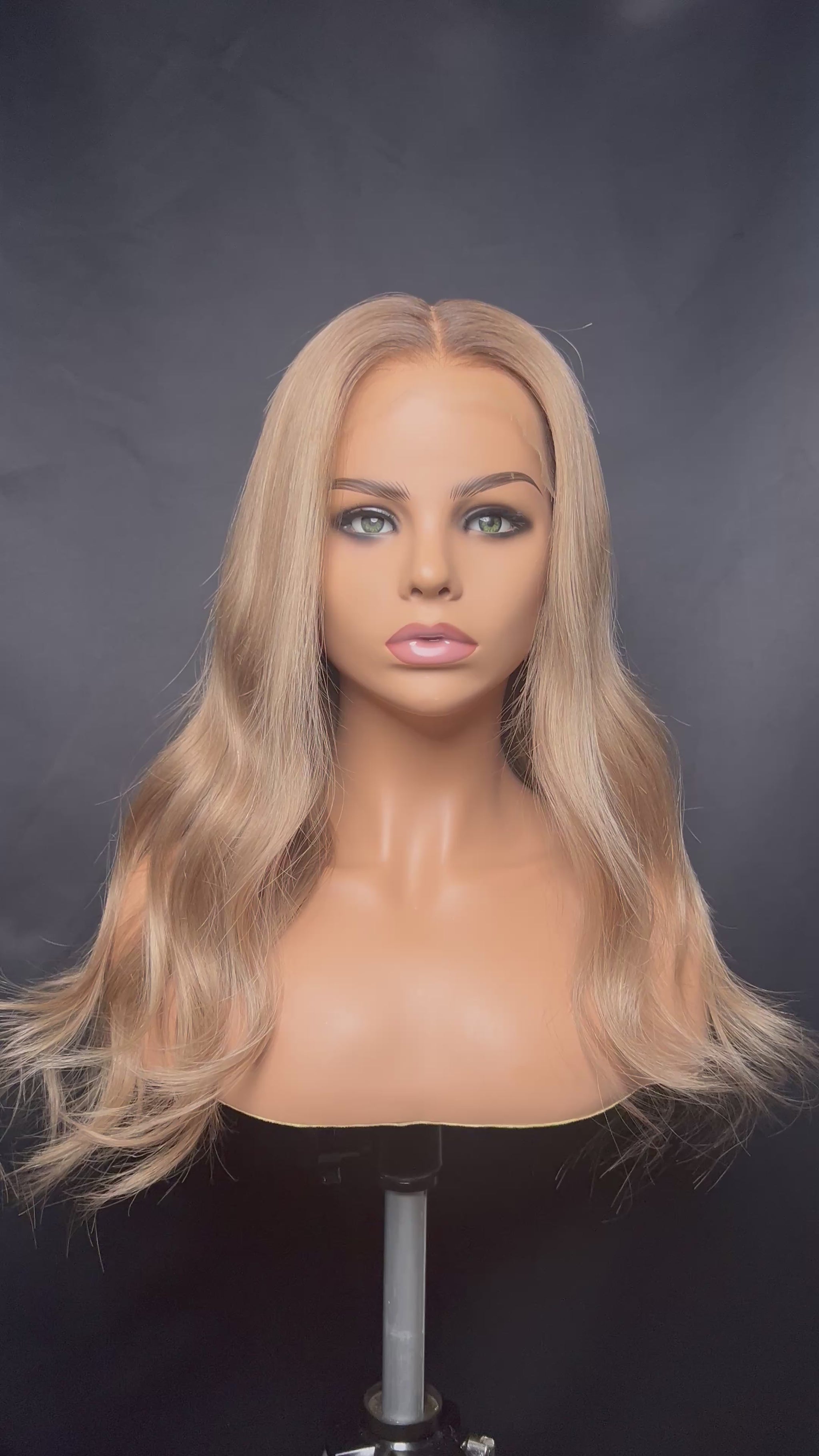 Light Brown Human Hair HD Lace Frontal Wig with Blonde Baby Highlights | HD Lace Frontal | Medical Wig, Alopecia Wigs, Breathable Wigs, Custom Bespoke wig, Short and Beginner Friendly | Winnipeg, Manitoba, Canada. | Winnipeg Wig shop. Synthetic Wig