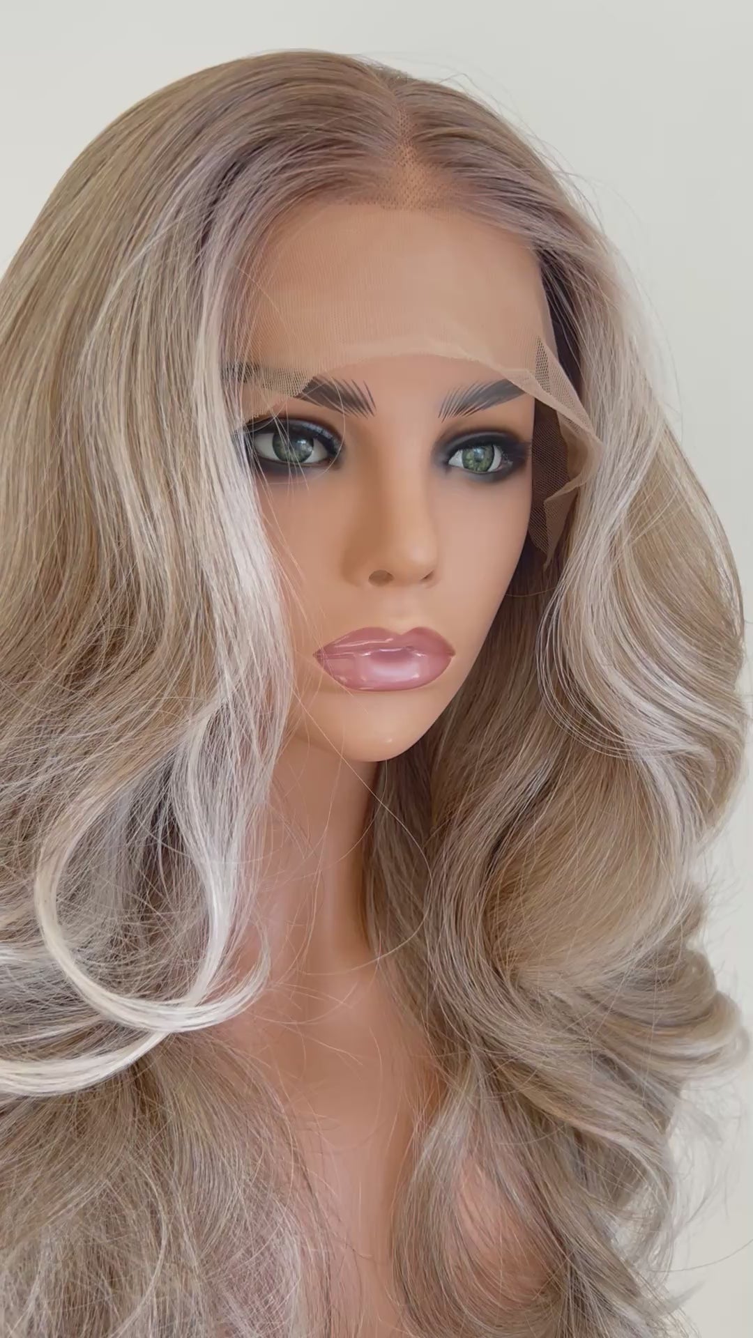 Light Brown Human Hair HD Lace Frontal Wig with Blonde Baby Highlights | HD Lace Frontal | Medical Wig, Alopecia Wigs, Breathable Wigs, Custom Bespoke wig, Short and Beginner Friendly | Winnipeg, Manitoba, Canada. | Winnipeg Wig shop. Synthetic Wig
